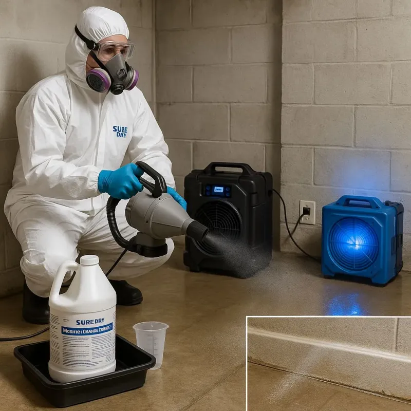 Sanitization and Odor Removal process in Ponder, TX