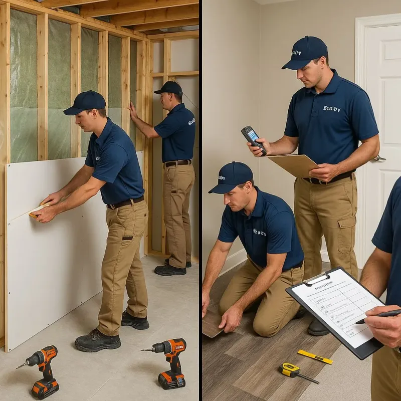 Repairs and Reconstruction process in Ponder, TX